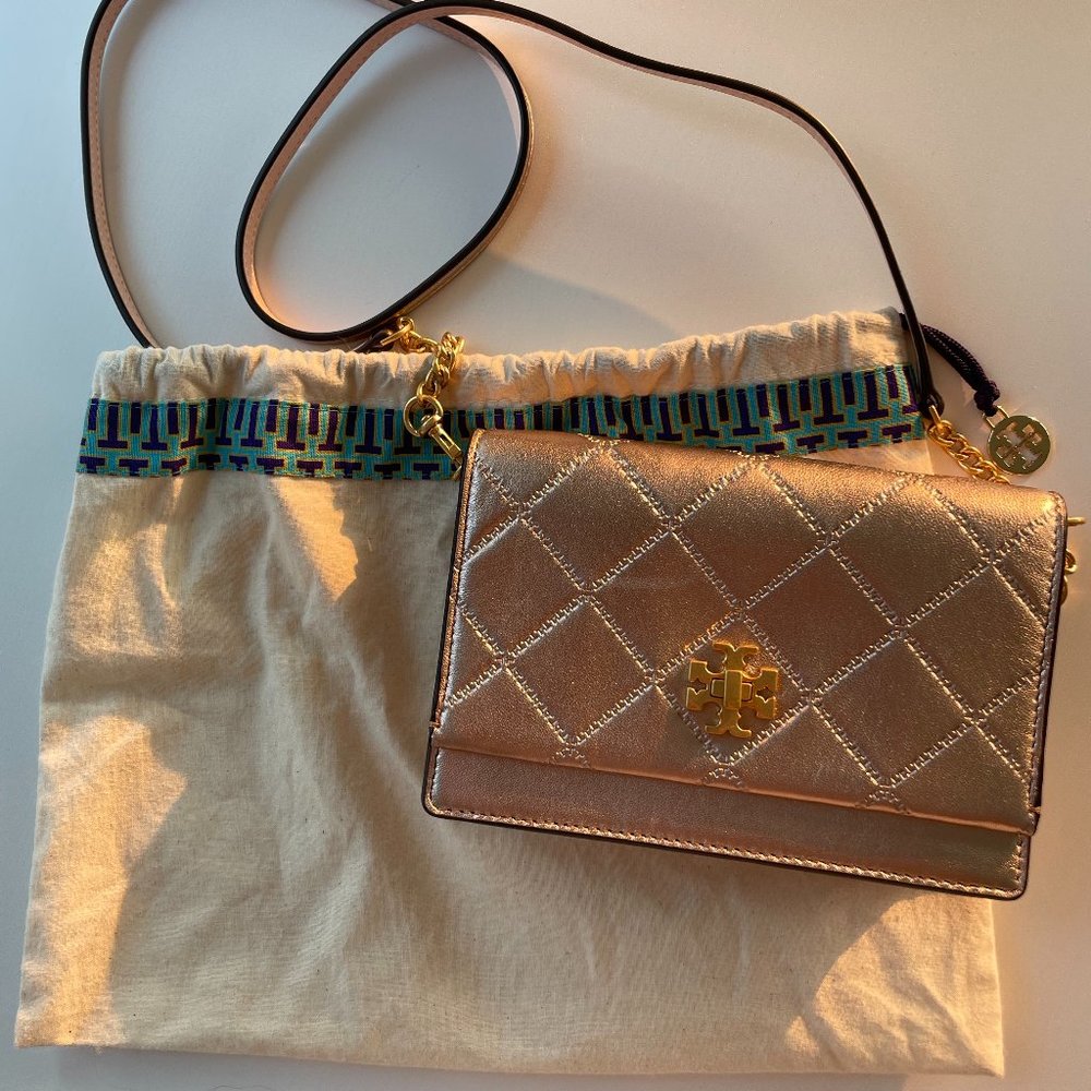 Rose Gold Tory Burch Cross Body